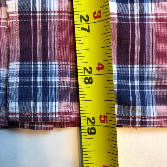 Banana Republic Pearl Snap Plaid Western Shirt - Picture 7 of 8